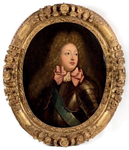 Portrait En Buste Du Grand Dauphin Oil Painting by Pierre Mignard
