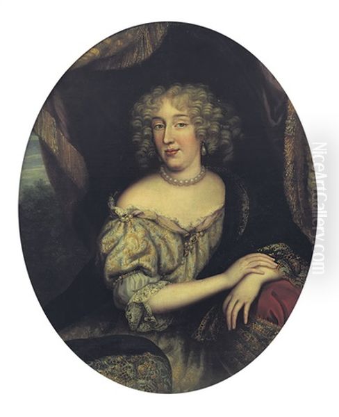 Ritratto Di Dama Oil Painting by Pierre Mignard