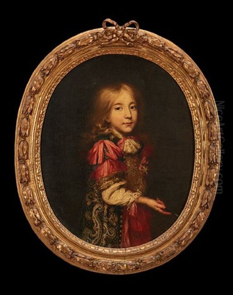 Portrait Of A Court Youth Oil Painting by Pierre Mignard