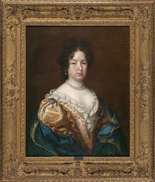 Retrato De Una Joven Oil Painting by Pierre Mignard