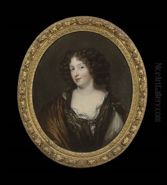 Portrait Of Louise De Kerouaille, Duchess Of Portsmouth Oil Painting by Pierre Mignard