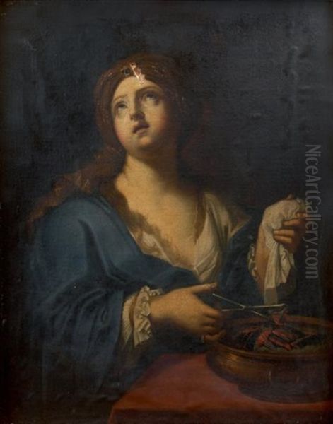 La Mort De Porcia Oil Painting by Pierre Mignard