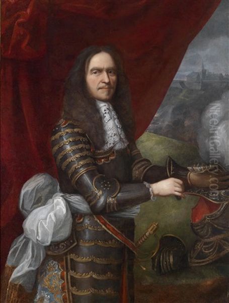 Bildnis Des Henri De La Tour D'auvergne, Vicomte De Turenne (1611-1675), Marechal De France Oil Painting by Pierre Mignard