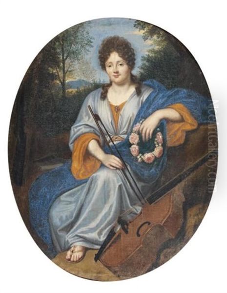 L'allegorie De La Musique Oil Painting by Pierre Mignard