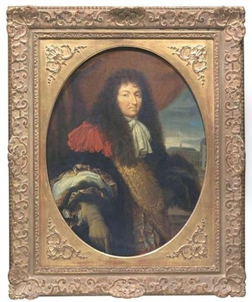 Portrait Des Ludwig Xiv Oil Painting by Pierre Mignard