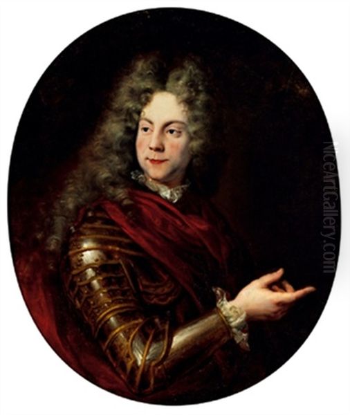Bildnis Des Franzosischen Generals Und Marechal De France Nicolas De Catinat(?) Oil Painting by Pierre Mignard