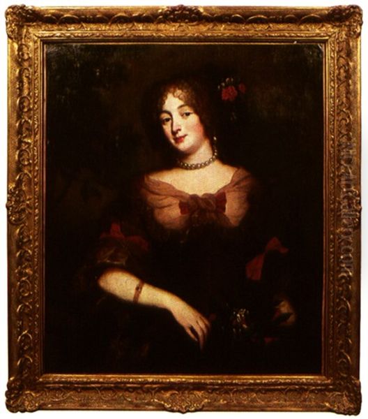 Portrait De Madame De Grignan Oil Painting by Pierre Mignard