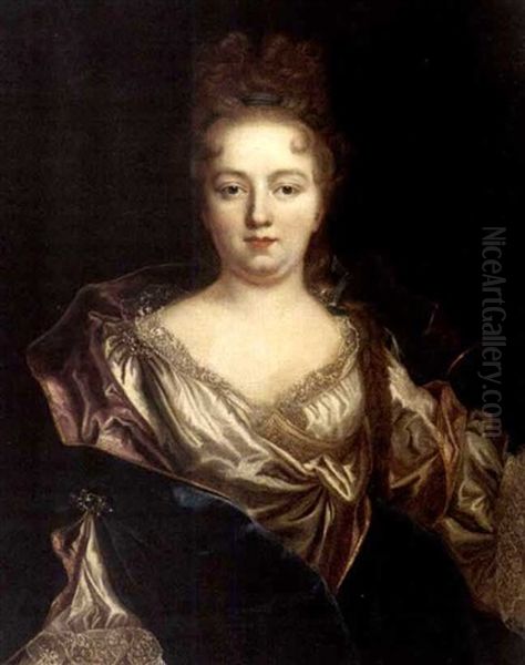 Bildnis Einer Dame Oil Painting by Pierre Mignard