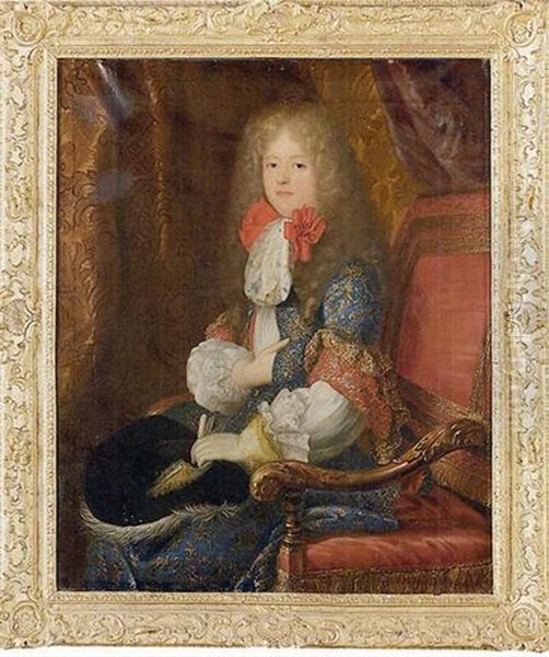 Ritratto Del Delfino Di Francia Oil Painting by Pierre Mignard