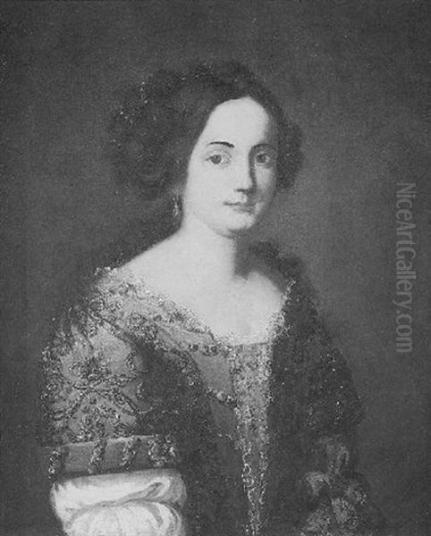 Retrato De Dama Oil Painting by Pierre Mignard