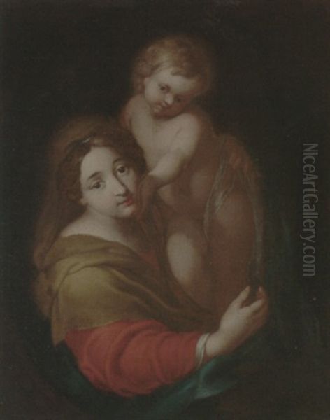 The Madonna And Child Oil Painting by Pierre Mignard
