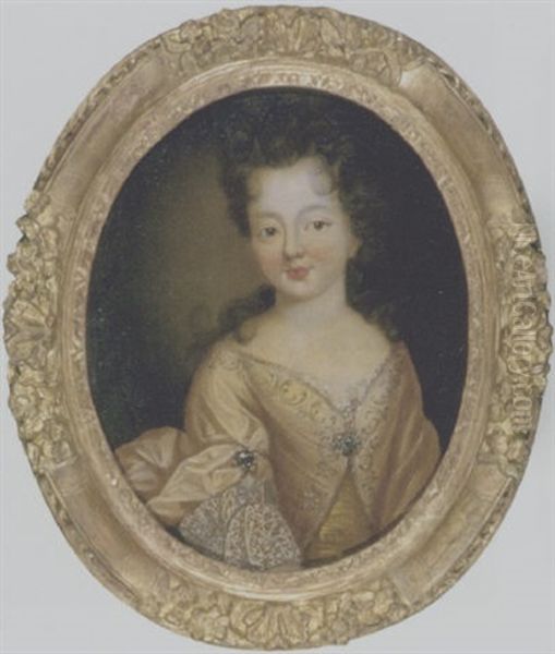 Portrat Eines Madchens Oil Painting by Pierre Mignard