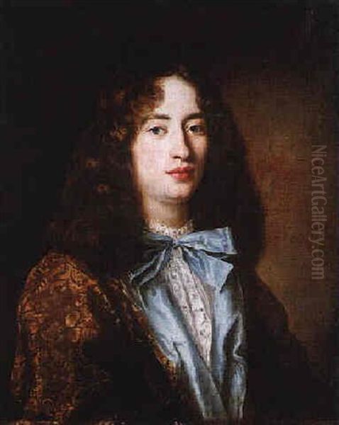 Portrait Of A Young Gentleman Oil Painting by Pierre Mignard