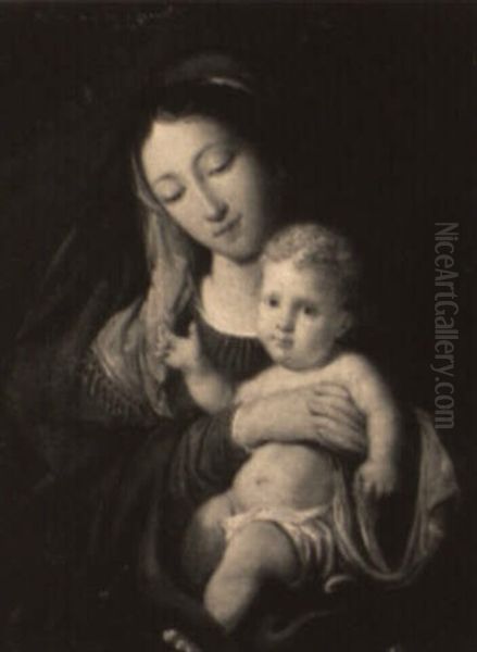The Madonna And Child Oil Painting by Pierre Mignard