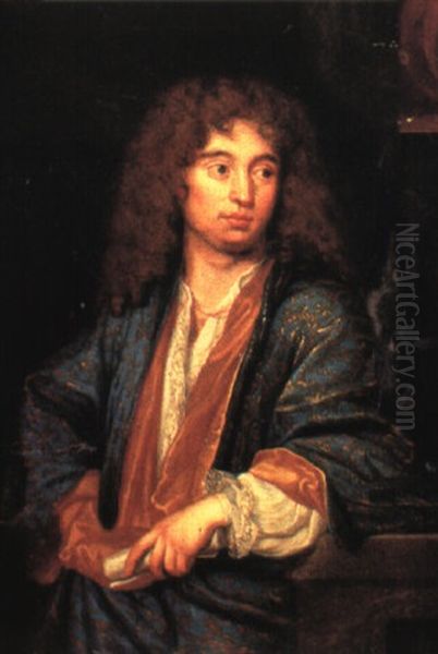 Moliere Oil Painting by Pierre Mignard