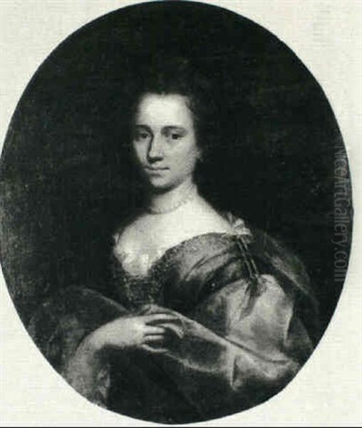 Portrait Of A Lady Oil Painting by Pierre Mignard