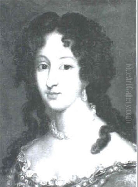 Portrait Of A Lady Oil Painting by Pierre Mignard