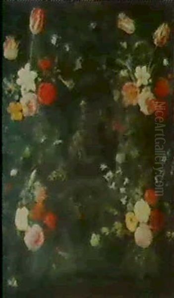 Portrait D'une Dame De Qualite Oil Painting by Pierre Mignard