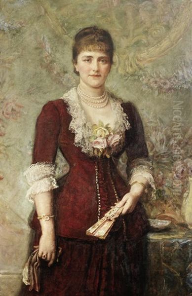Portrait Of Lucy Stern Oil Painting by Sir John Everett Millais