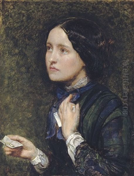 Wedding Cards Oil Painting by Sir John Everett Millais