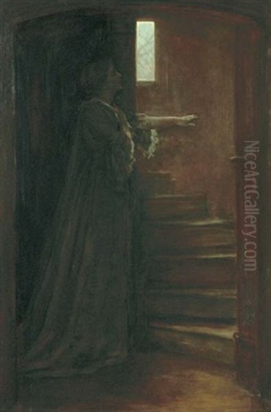 The Grey Lady Oil Painting by Sir John Everett Millais
