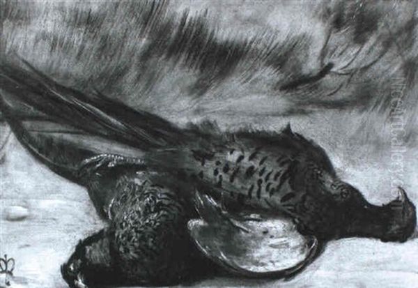 Dead Pheasants Oil Painting by Sir John Everett Millais