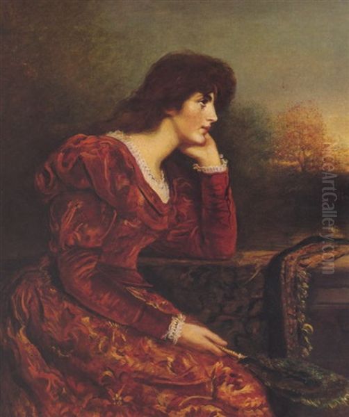 Forlorn Or I Am Never Merry When I Hear Sweet Musick Oil Painting by Sir John Everett Millais