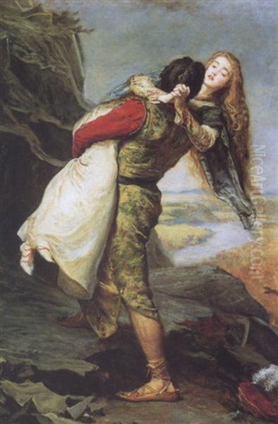 The Crown Of Love Oil Painting by Sir John Everett Millais