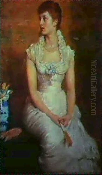 Lady Campbell (nina Lehmann) Oil Painting by Sir John Everett Millais