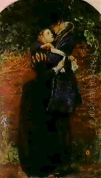 A Huguenot Oil Painting by Sir John Everett Millais