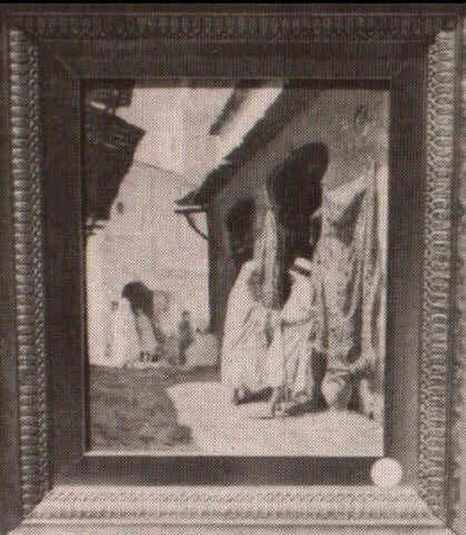 Arab Market Scene Oil Painting by Addison Thomas Millar