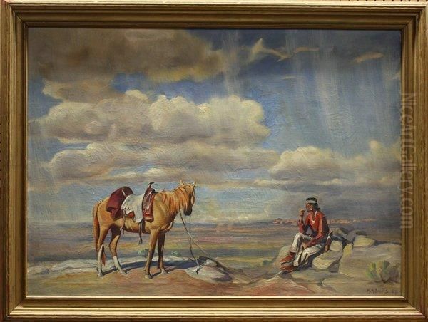 Approaching Storm Oil Painting by Harold Harrington Betts