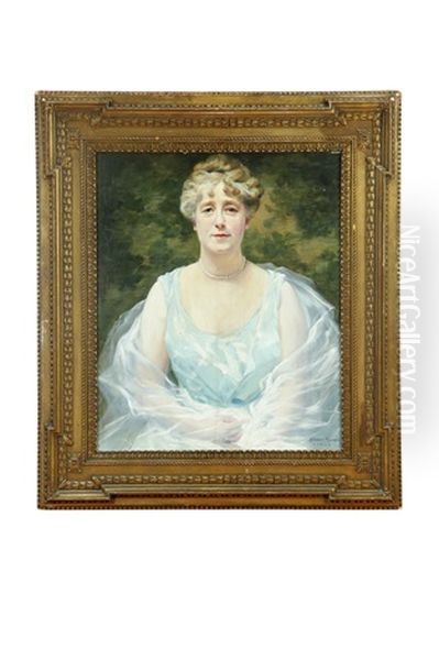 Portrait Of Maude Rado Oil Painting by Oscar Miller