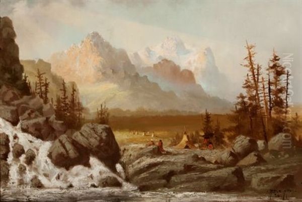 Mt. Moran, Grand Tetons Oil Painting by Ralph Davidson Miller