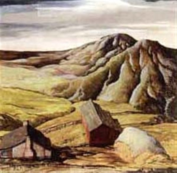 The Ranch Oil Painting by Ralph Davidson Miller