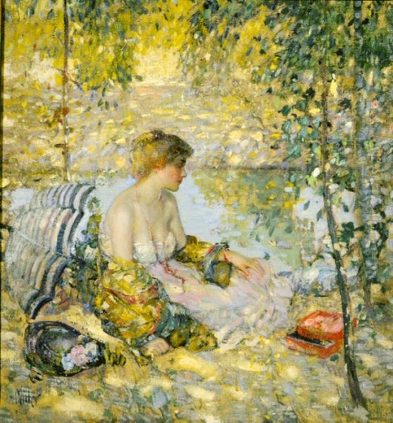 Reverie Oil Painting by Richard Edward Miller