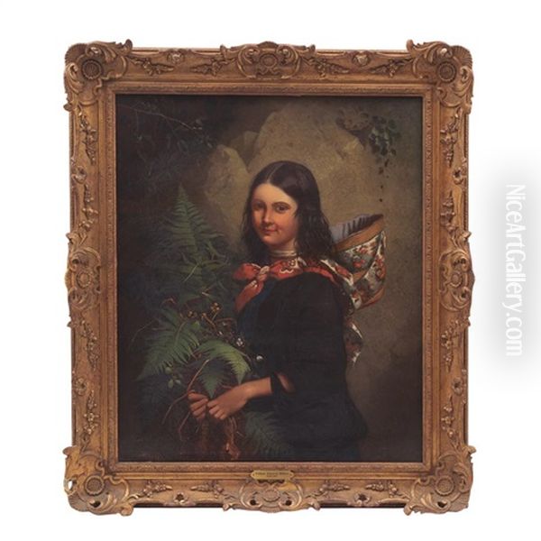 Retrato De Joven Oil Painting by William Edward Millner