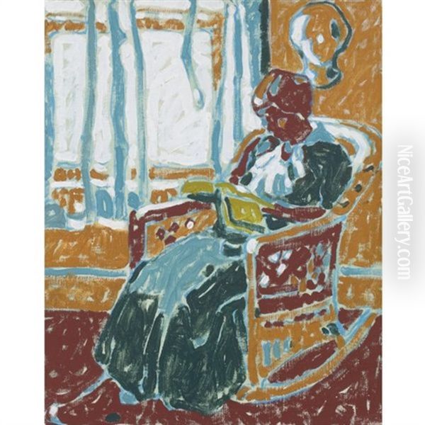 The Yellow Rocker Oil Painting by David Brown Milne