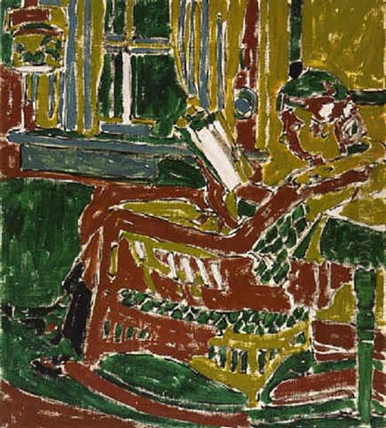 The Brown Rocker Oil Painting by David Brown Milne