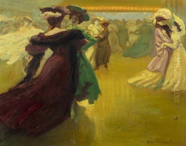 La Danse Oil Painting by Antoine Guillaume (Tony) Minartz