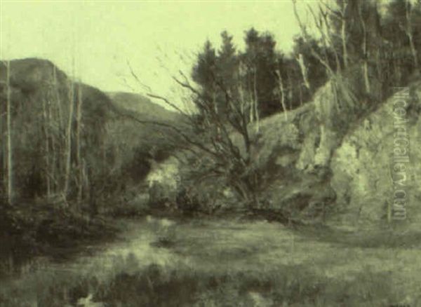 Landscape Oil Painting by Robert Crannell Minor Sr.