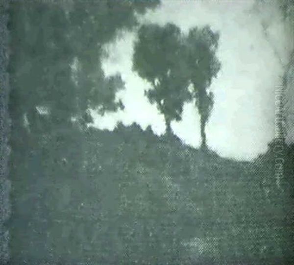 Late Afternoon Oil Painting by Robert Crannell Minor Sr.