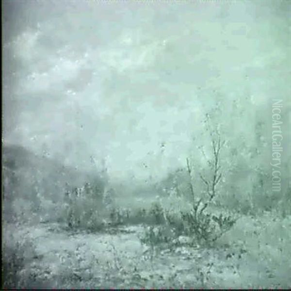 Indian Summer Oil Painting by Robert Crannell Minor Sr.