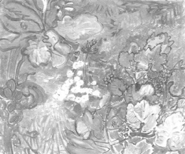 The Garden Oil Painting by Abraham Mintchine