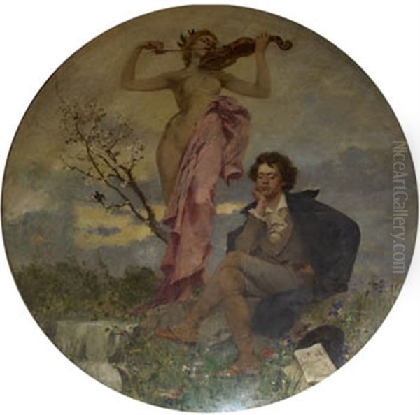 La Sinfonia Pastoral Oil Painting by Francisco Miralles Galup
