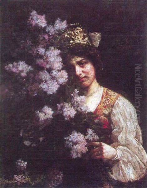 Primavera Oil Painting by Francisco Miralles Galup