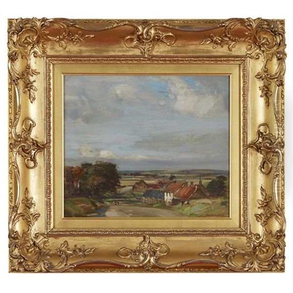 Turnhouse Oil Painting by John Campbell Mitchell