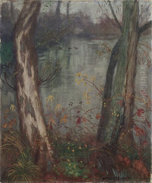 Sommertag Oil Painting by Otto Modersohn