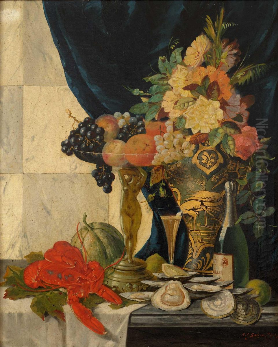 Natuurmort Oil Painting by Max Otto Beyer