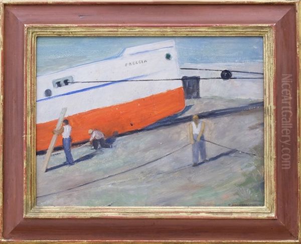 Freccia Oil Painting by Theo Modespacher